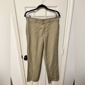 Dickies khaki long pants, size 30x32